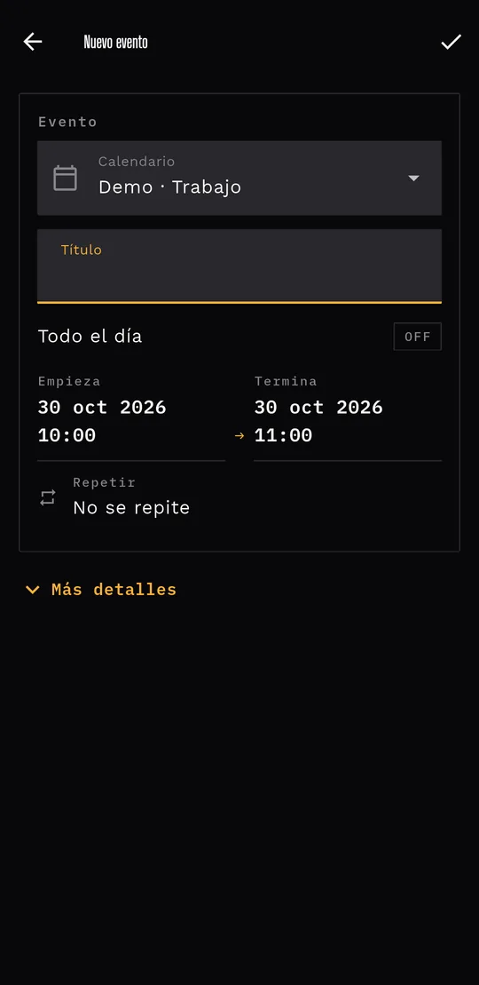 Por bloques: Campos agrupados en unos pocos bloques claros.